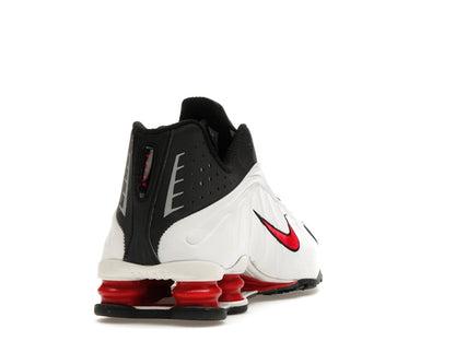 Nike Shox R4 Platinum Tint University Red Black