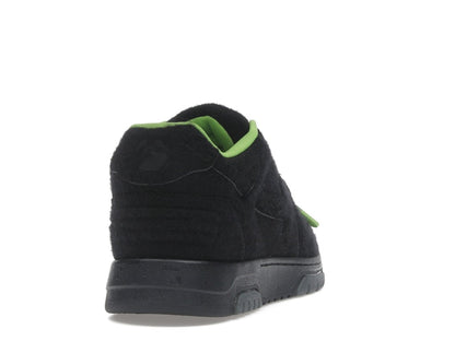 OFF-WHITE Out Of Office "OOO" Low Tops Black Green Wool