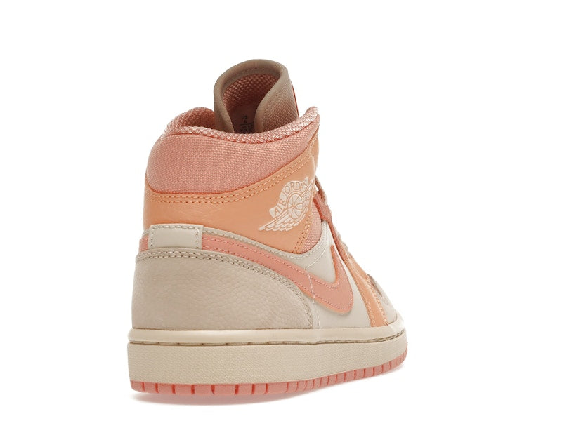 Jordan 1 Mid Apricot Orange (Women's)