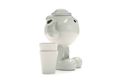 James Jarvis Glazed Porcelain Teapot White