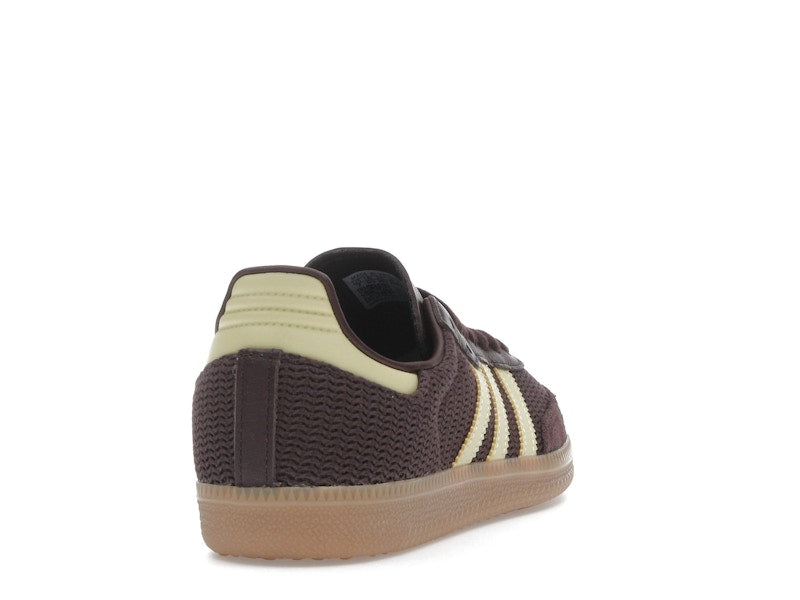 adidas Samba OG Shadow Brown Powder Yellow (Women's)