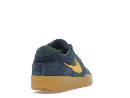Nike SB Force 58 Midnight Navy Fir Gum Light Brown University Gold