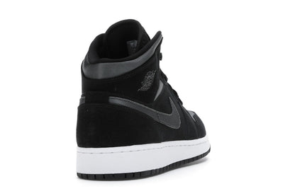 Jordan 1 Mid White Black Grey (GS)