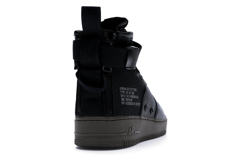 Nike SF Air Force 1 Mid Black Dark Hazel