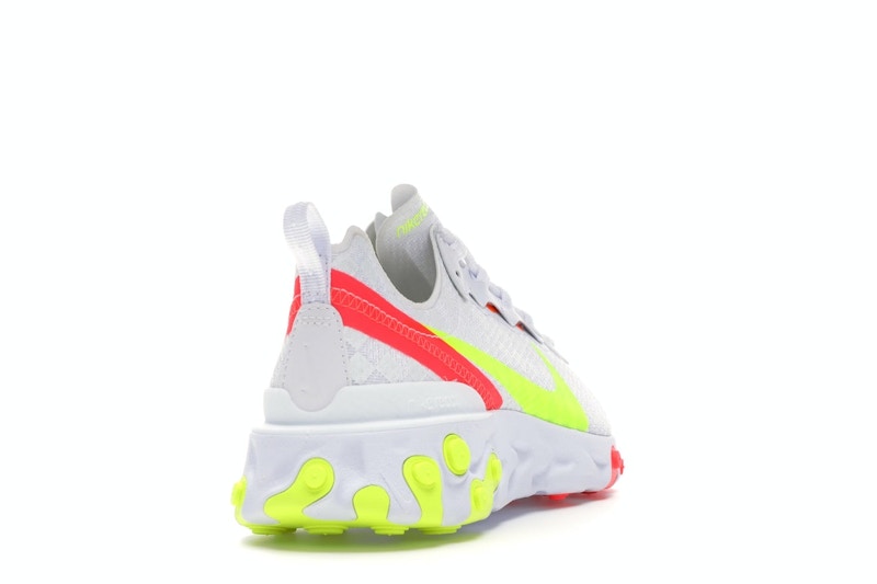 Nike React Element 55 White Crimson Volt