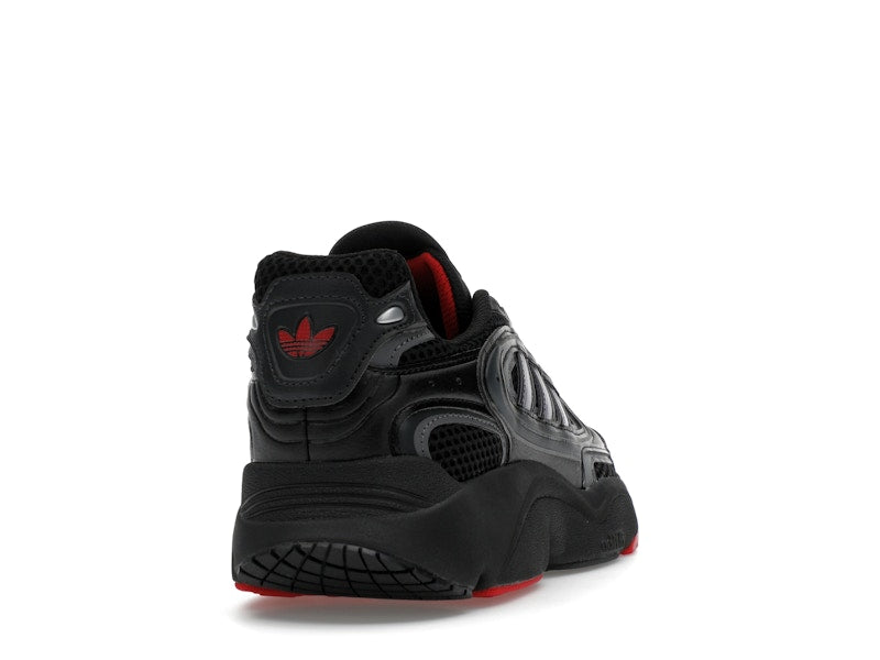 adidas Ozmillen Core Black Grey Better Scarlet