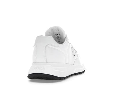Prada PRAX 01 Sneakers Re-Nylon Brushed Leather White Black
