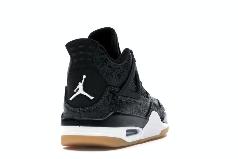 Jordan 4 Retro Laser Black Gum (GS)