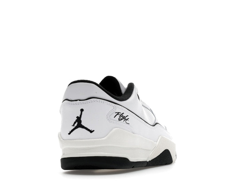 Jordan Flight Court White Sail Black