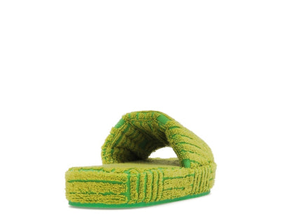 Bottega Veneta Resort Geometric Sandal Parakeet Kiwi