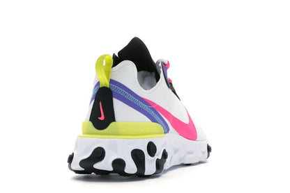 Nike React Element 55 White Psychic Purple Hyper Pink
