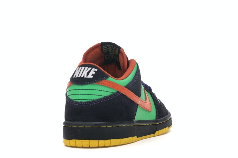 Nike SB Dunk Low Green Spark Hoop Orange