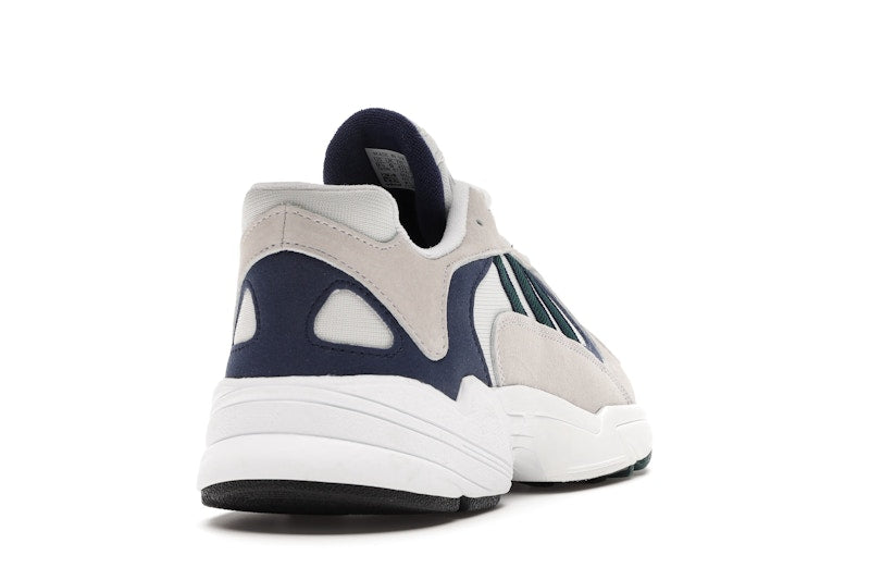 adidas Yung-1 White Noble Green Dark Blue