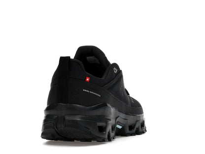 On Running Cloudrock Low Waterproof All Black