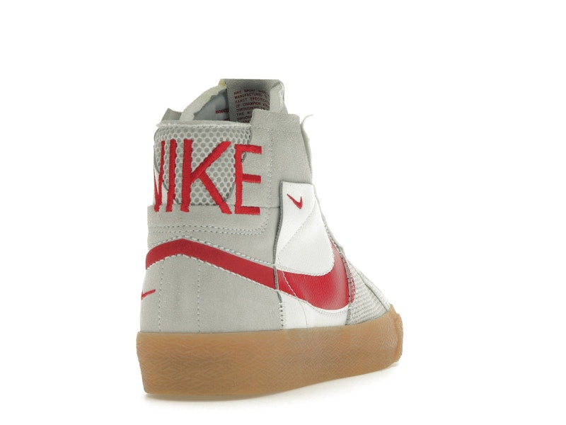 Nike SB Zoom Blazer Mid Premium Deconstructed White University Red Gum