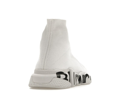 Balenciaga Speed Graffiti Trainers White Black