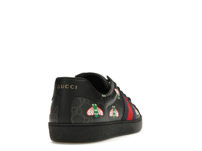 Gucci Ace Bee Print Black