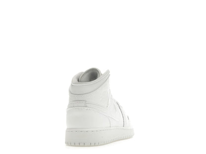 Jordan 1 Mid Triple White (2023) (GS)