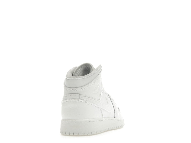 Jordan 1 Mid Triple White (2023) (GS)