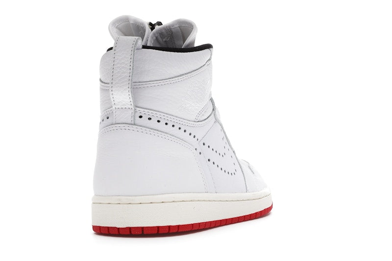 Jordan 1 Retro High Zip White University Red