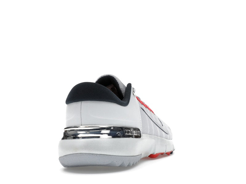 Nike Free Golf Pure Platinum Light Crimson Wolf Grey Armory Navy