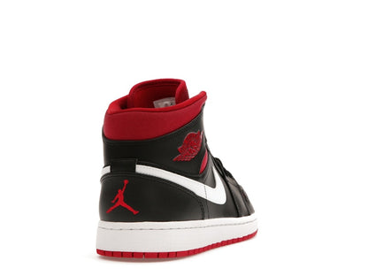 Jordan 1 Mid Black Gym Red White