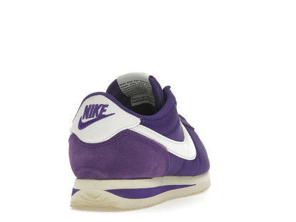 Nike Cortez Textile Field Purple Alabaster Safety Orange Summit White (Women's)