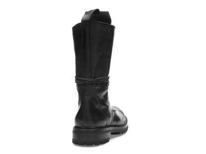 Rick Owens Army Laced Boot Black