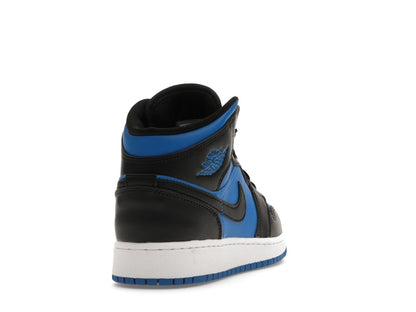 Jordan 1 Mid Black Royal Blue (GS)