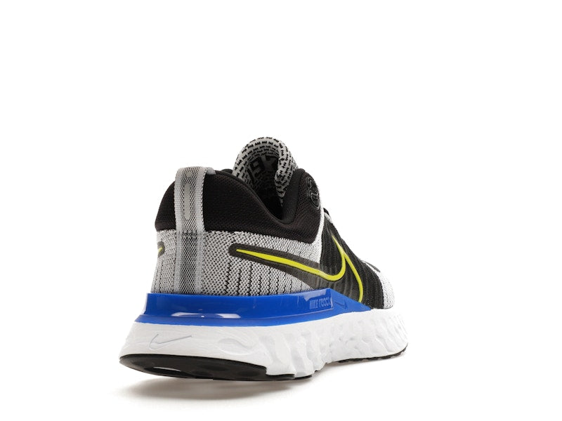 Nike React Infinity Run Flyknit 2 Black White Racer Blue Cyber