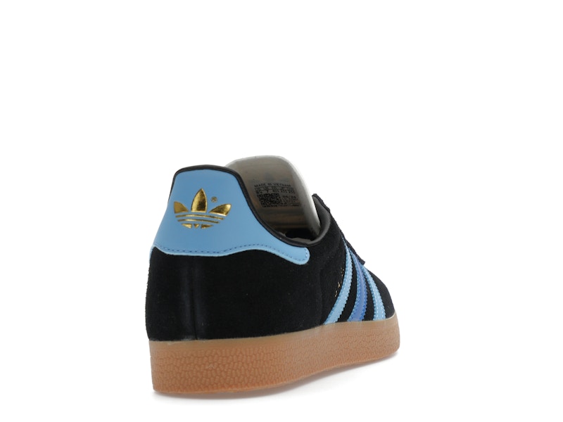 adidas Gazelle Black Light Blue (Women's)