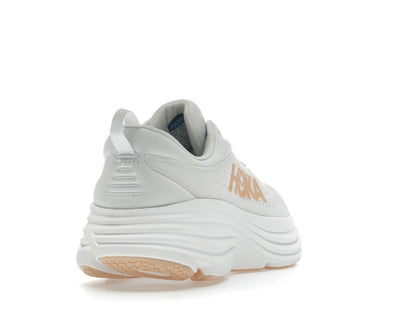 Hoka One One Bondi 8 White Cantaloupe (Women's)