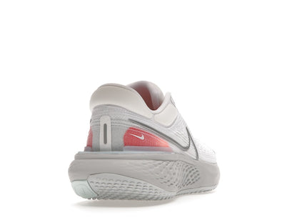 Nike ZoomX Invincible Run Flyknit White Pure Platinum Chile Red