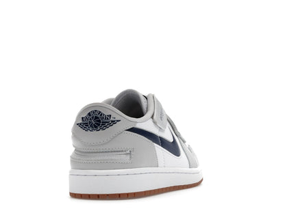 Jordan 1 Low EasyOn White Neutral Grey Gum Midnight Navy