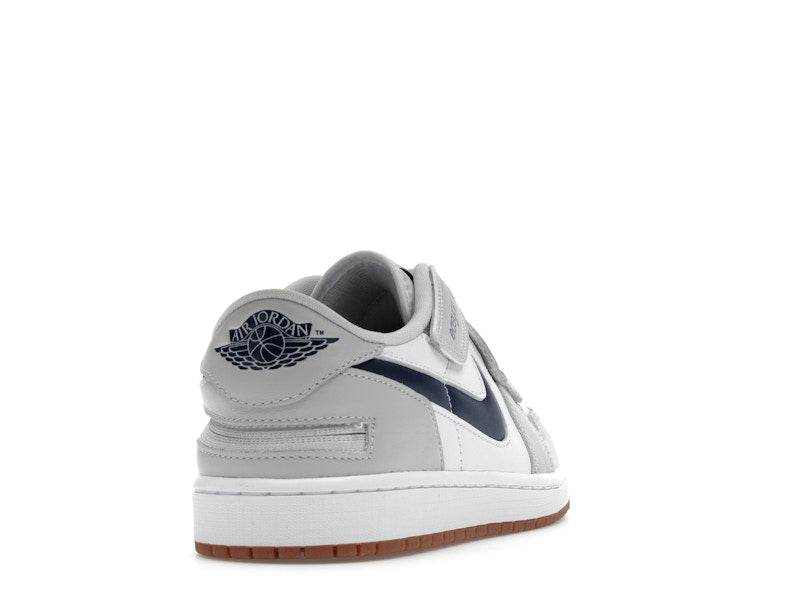 Jordan 1 Low EasyOn White Neutral Grey Gum Midnight Navy