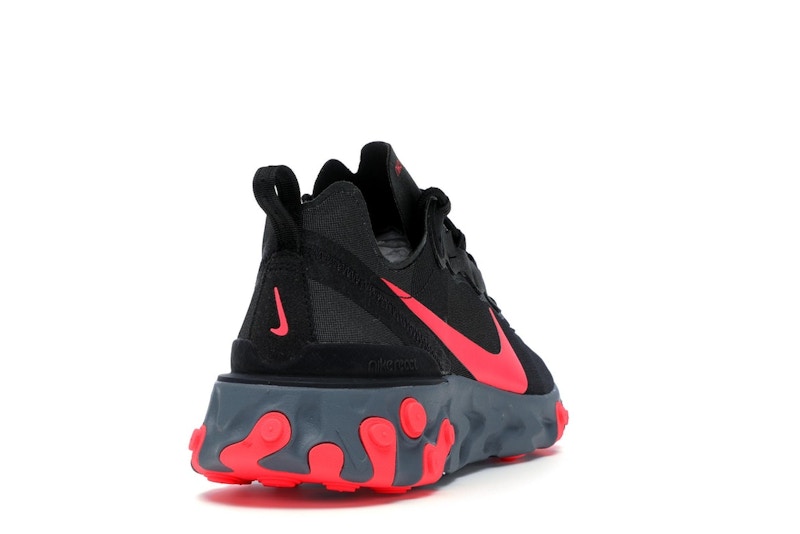 Nike React Element 55 Black Solar Red