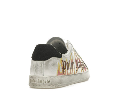 Palm Angels Palm One Low-Top Flame Print White Multi