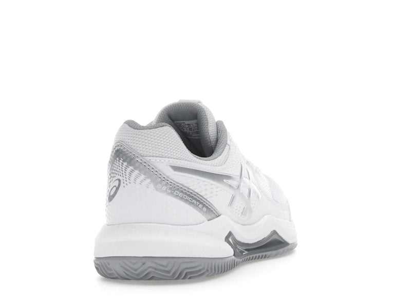 ASICS Gel-Dedicate 8 Clay White Pure Silver (Women's)