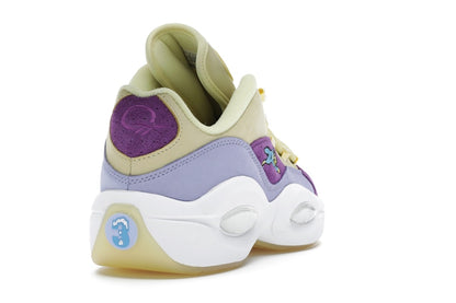Reebok Question Low BBC Ice Cream Running Dog Yellow Purple