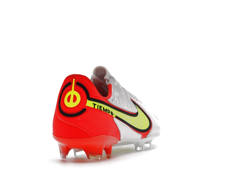 Nike Tiempo Legend 9 Elite FG White Bright Crimson Volt
