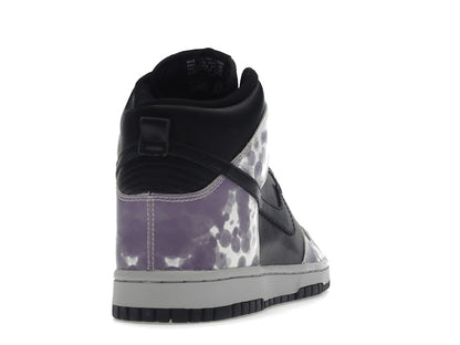 Nike Dunk High Splatter Black White Purple (Women's)