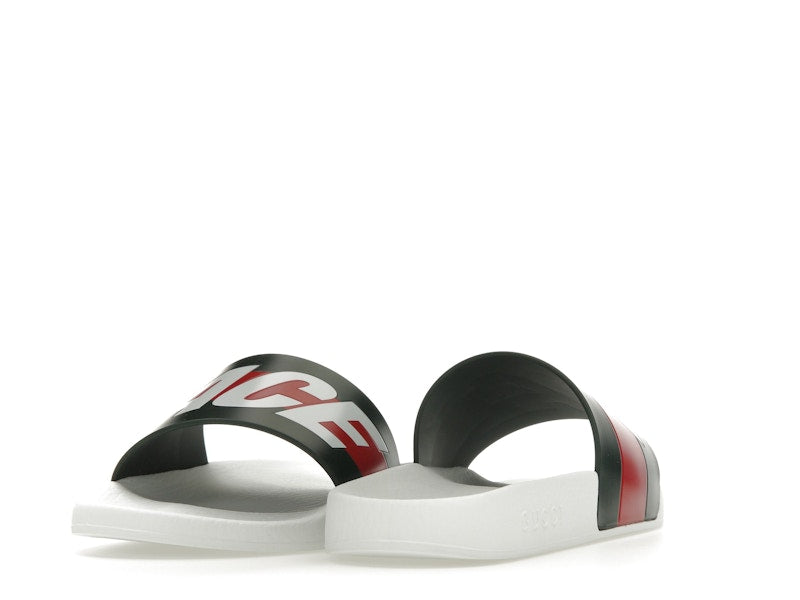 Palace x Gucci Logo Web Slide Sandal White