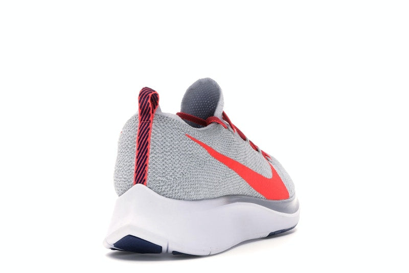 Nike Zoom Fly Flyknit Pure Platinum Bright Crimson