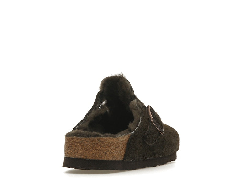 Birkenstock Boston Shearling Suede Mocha
