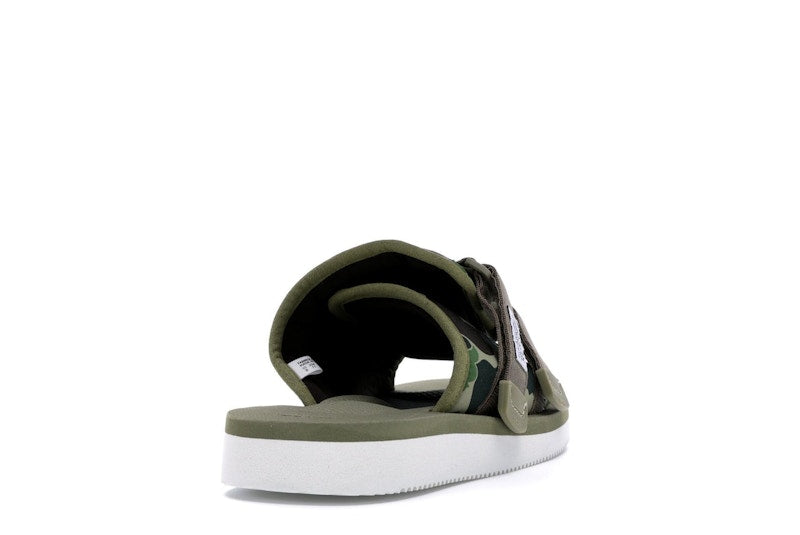 Suicoke x Bape ABC Kaw-Ape Green