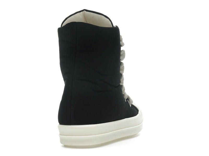 Rick Owens DRKSHDW Hollywood Jumbo Lace Puffer High Top Black Milk
