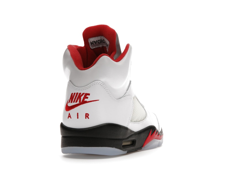 Jordan 5 Retro Fire Red Silver Tongue (2020)