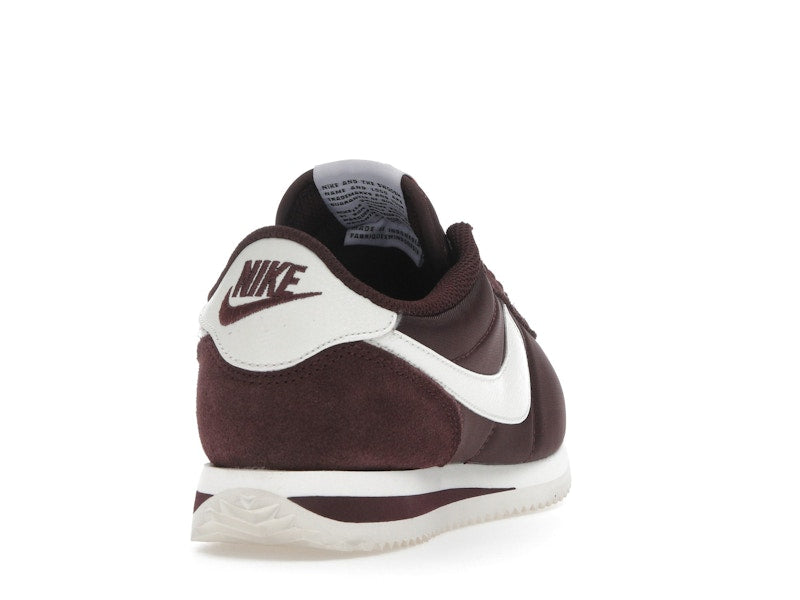 Nike Cortez Textile Burgundy Crush Sail (Women's)