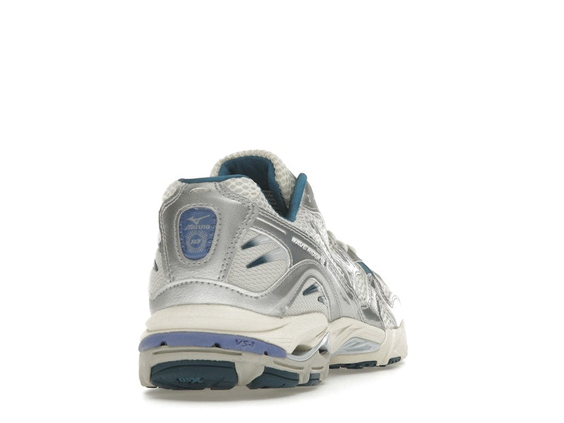 Mizuno Wave Rider 10 White Silver Blue