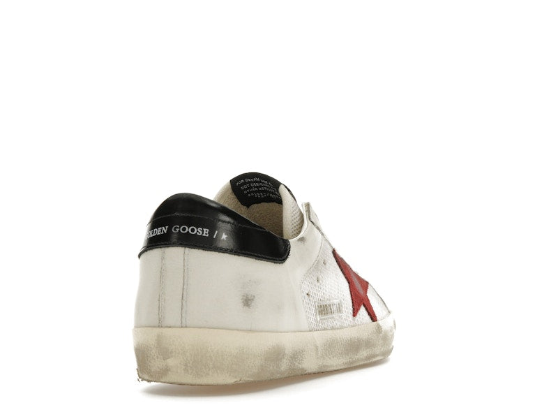 Golden Goose Super-Star White Red Black